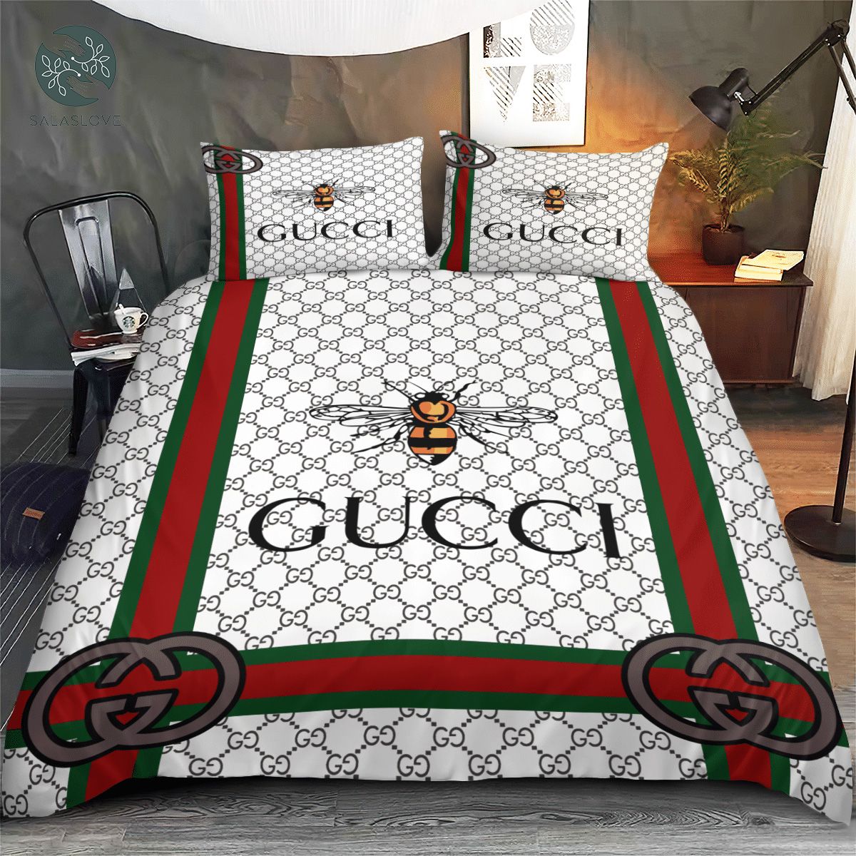 Gucci Bee Italian High-end Brand Bedding Sets