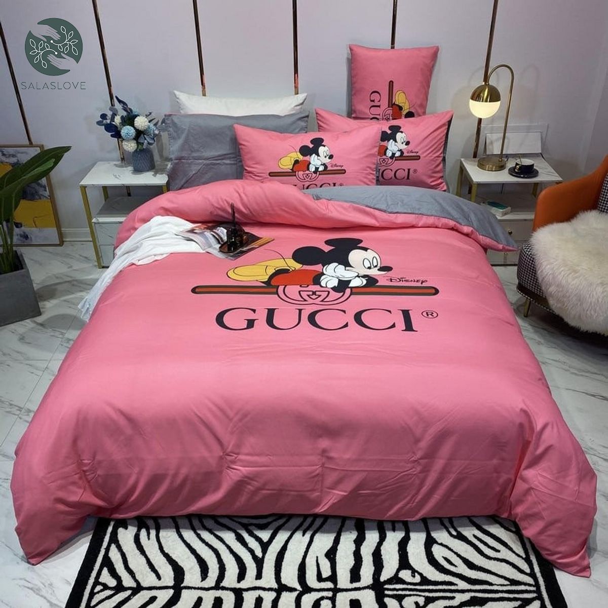 Gucci Mickey Mouse Premium Bedding Set