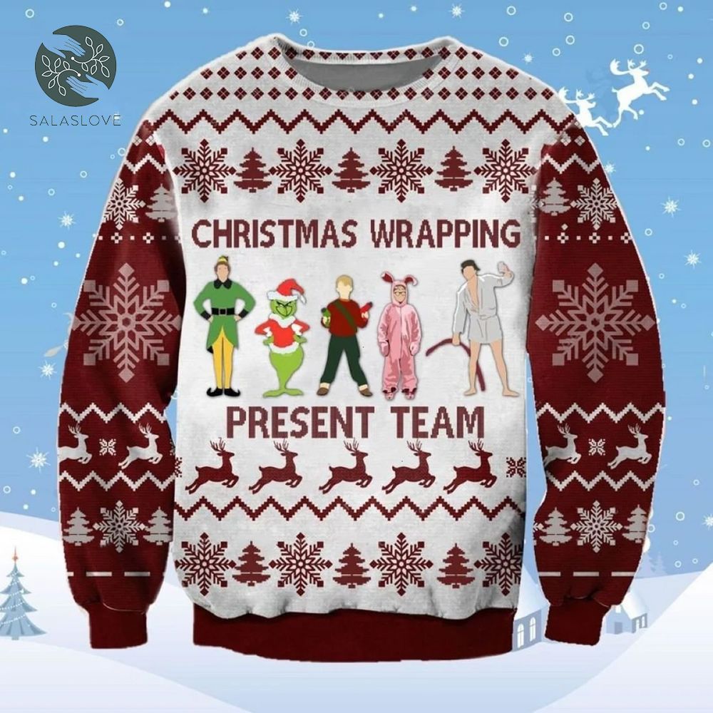 Home Alone ELF Grinch Christmas Team Sweater

