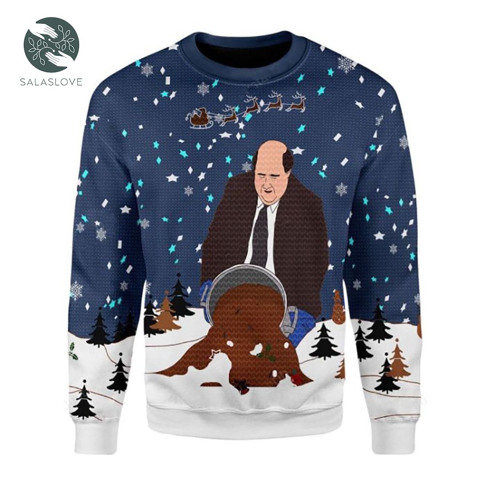  Kevin's Famous Chili Christmas Ugly Wool Sweater


