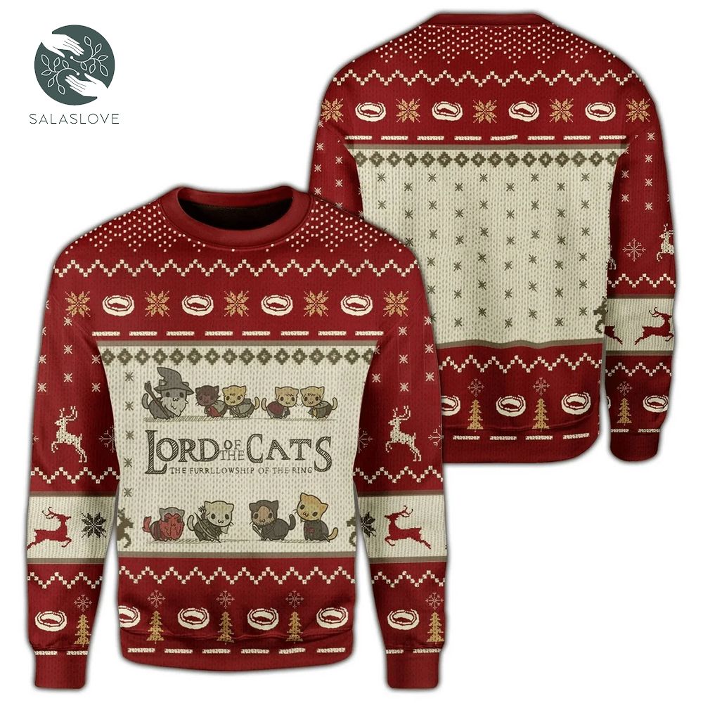 Lord Of Cats Ugly Christmas Sweater

