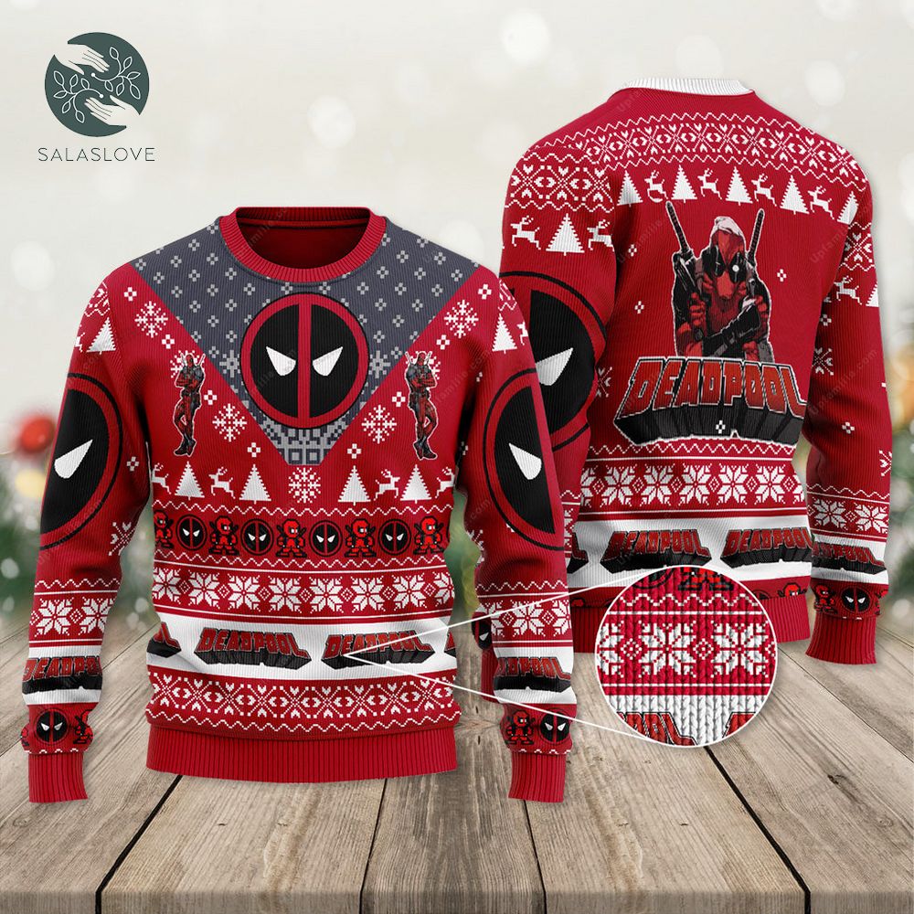 Marvel Deadpool Ugly Christmas Sweater
