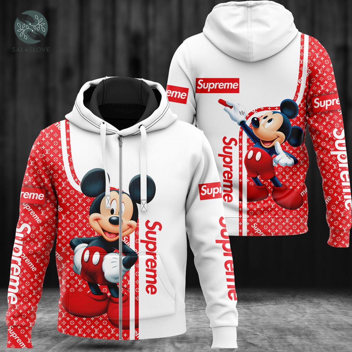 Mickey Mouse Supreme Disney Unisex Hoodie