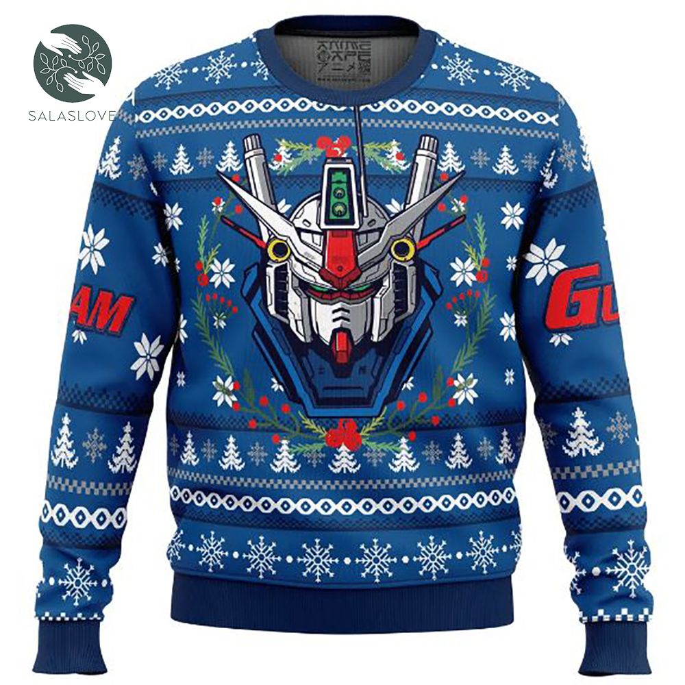 Mobile Suit RX 78 Gundam Merry Christmas Ugly Sweater
