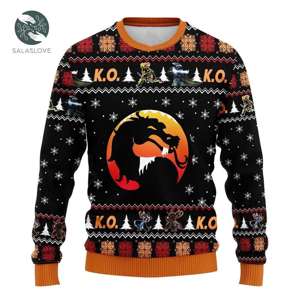 Mortal Kombat Ugly Knitted Christmas Sweater

