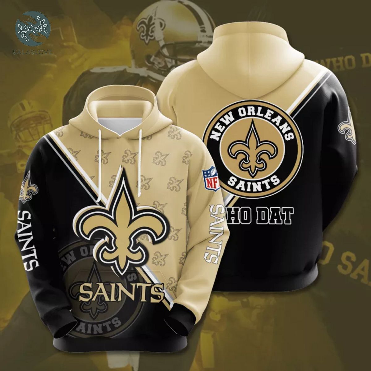 New Orleans Saints NFL American Football Team Hoodie