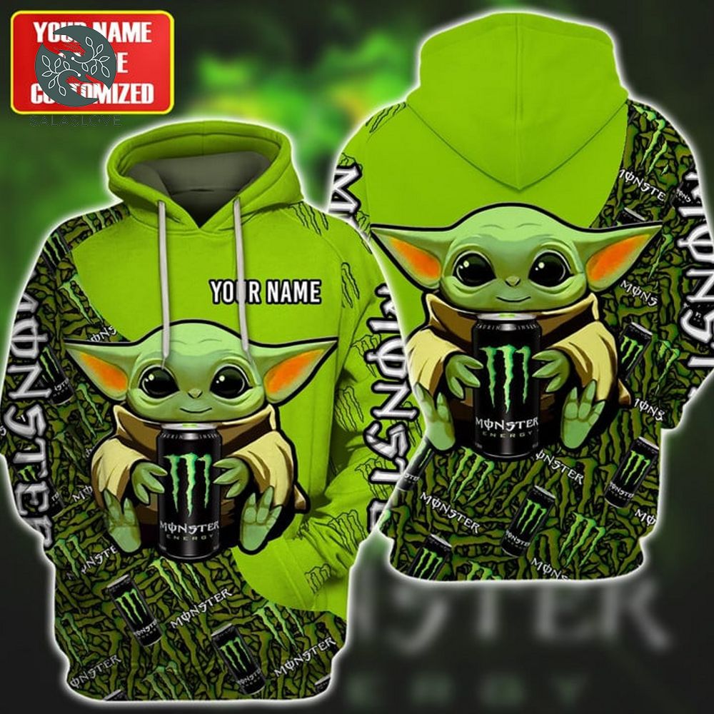Personalized Baby Yoda Monster All Over Printed Unisex Shirt