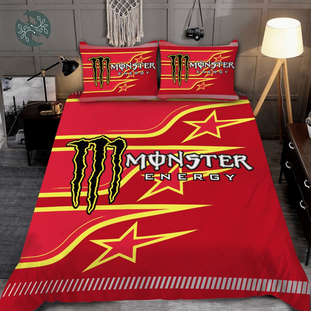 Personalized Monster Energy 3D Bedding Set