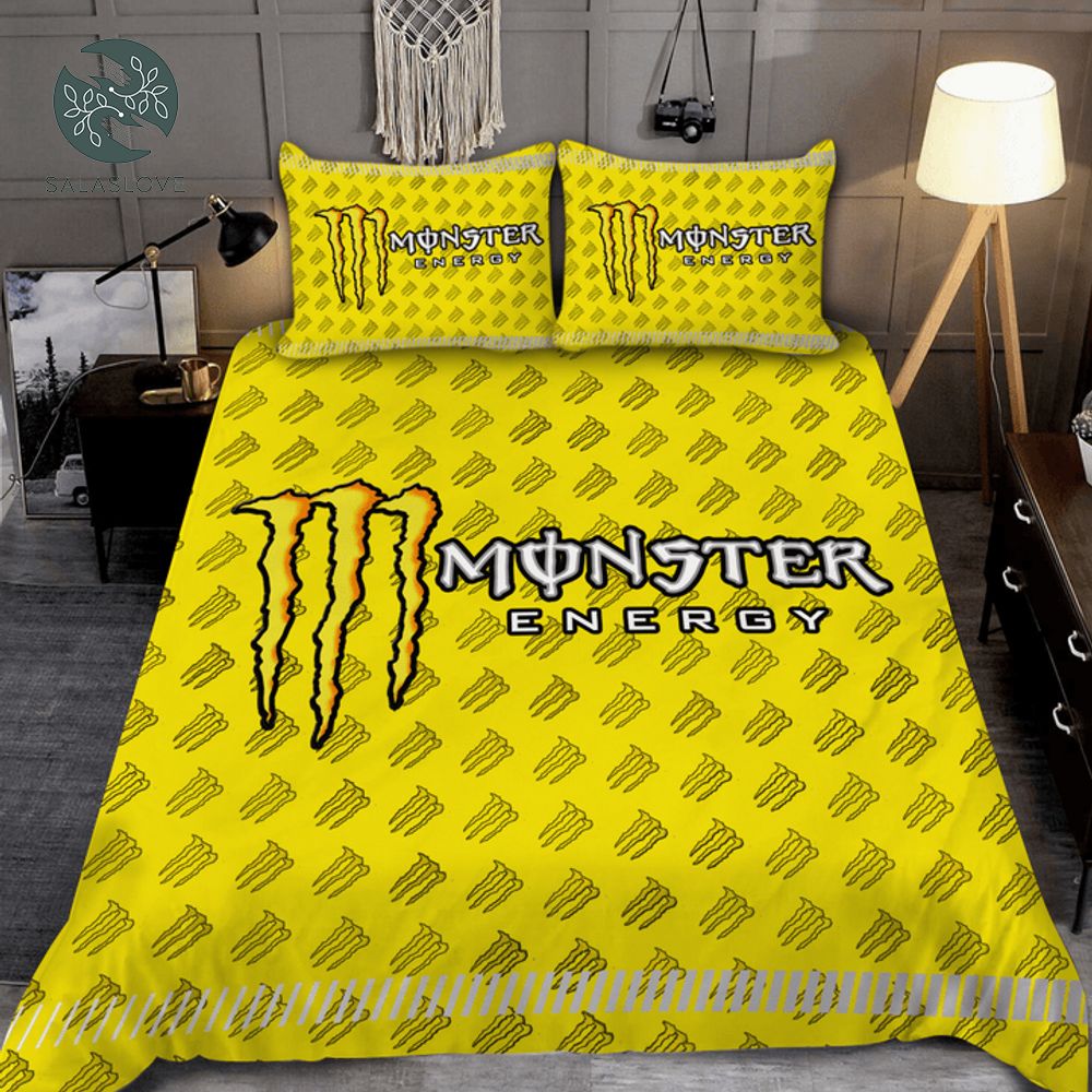 Personalized Monster Energy All Over Printed 3D Bedding Set