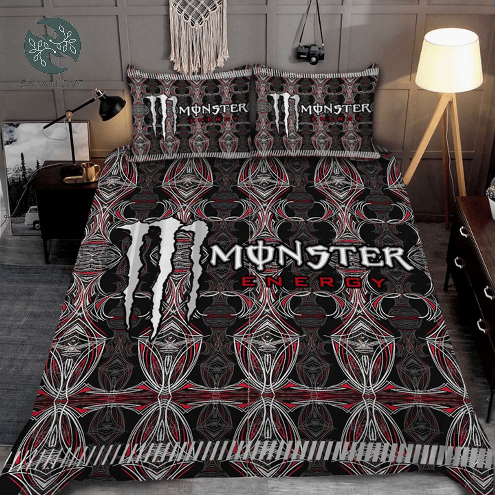 Personalized Monster Energy All Over Printed Bedding Set