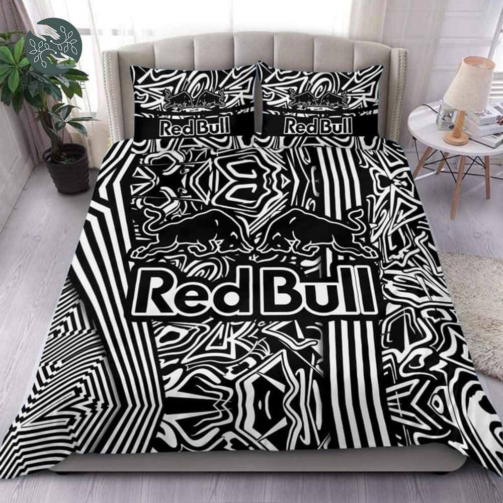 Personalized Red Bull All Over Printed Bedding Set
