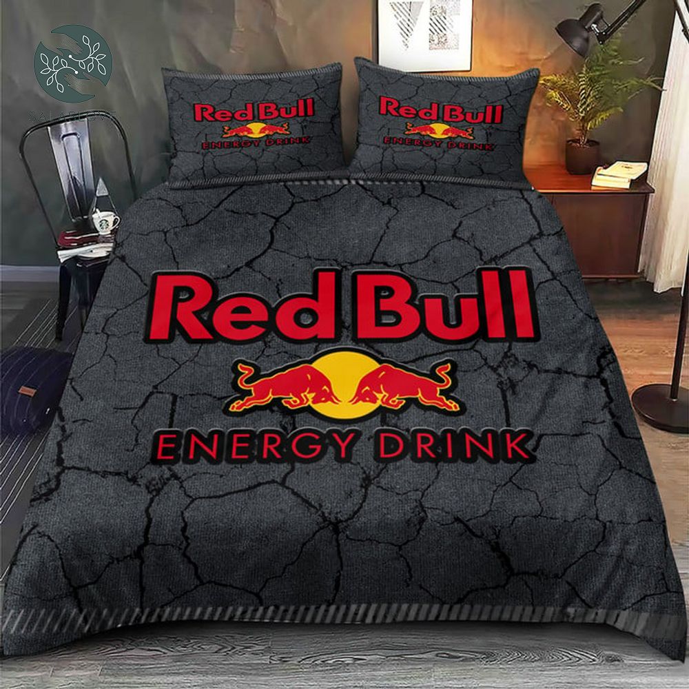 Personalized Red Bull Energy Drink Bedding Set