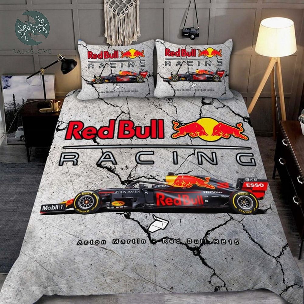 Personalized Red Bull Racing Bedding Set