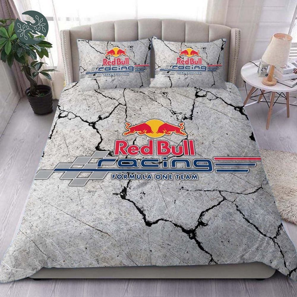 Personalized Red Bull Racing Formula One Team Bedding Set