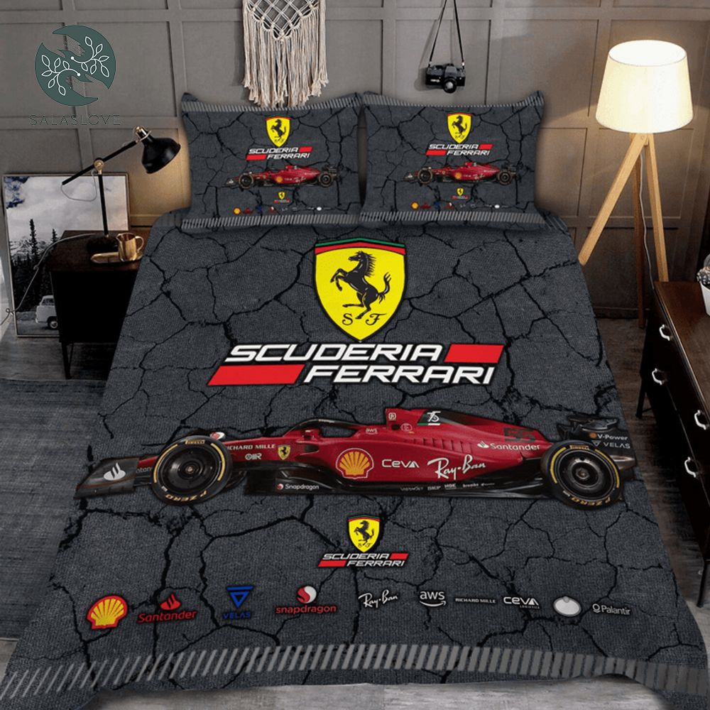 Personalized Scuderia Ferrari Racing All Over Printed Bedding Set