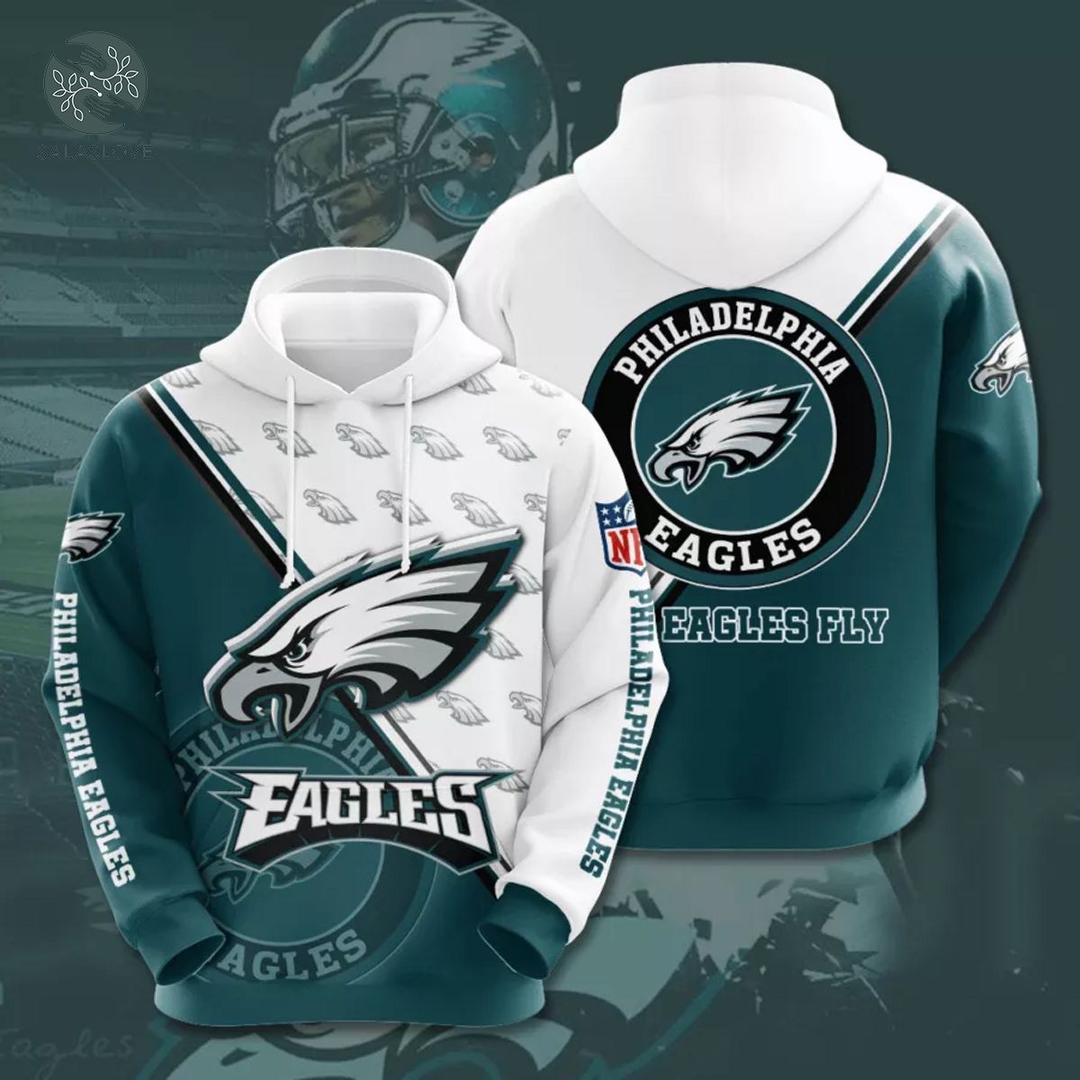 Philadelphia Eagles NFL American Football Team Hoodie