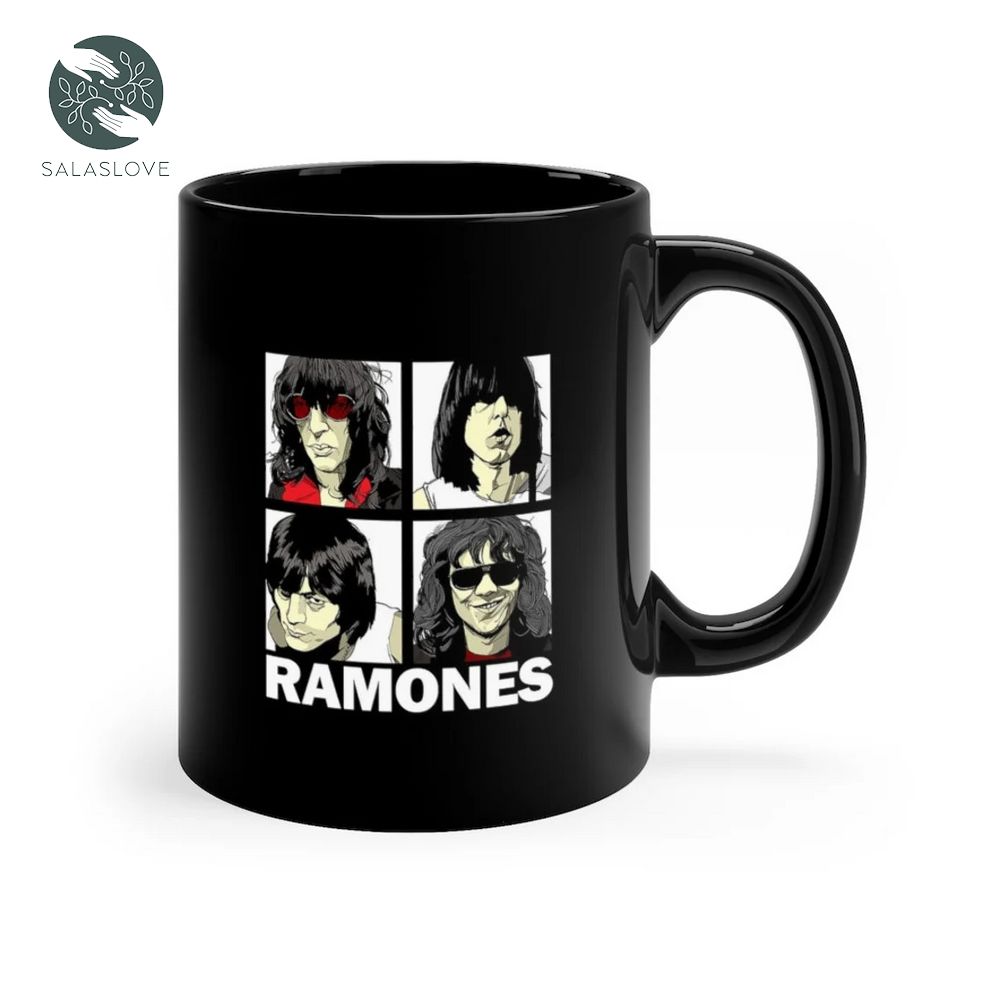 Ramones 11oz Black Mug Gifts For Men And Women

