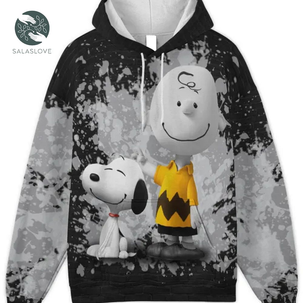 Snoopy and Charlie Brown Peanuts 3D Hoodie