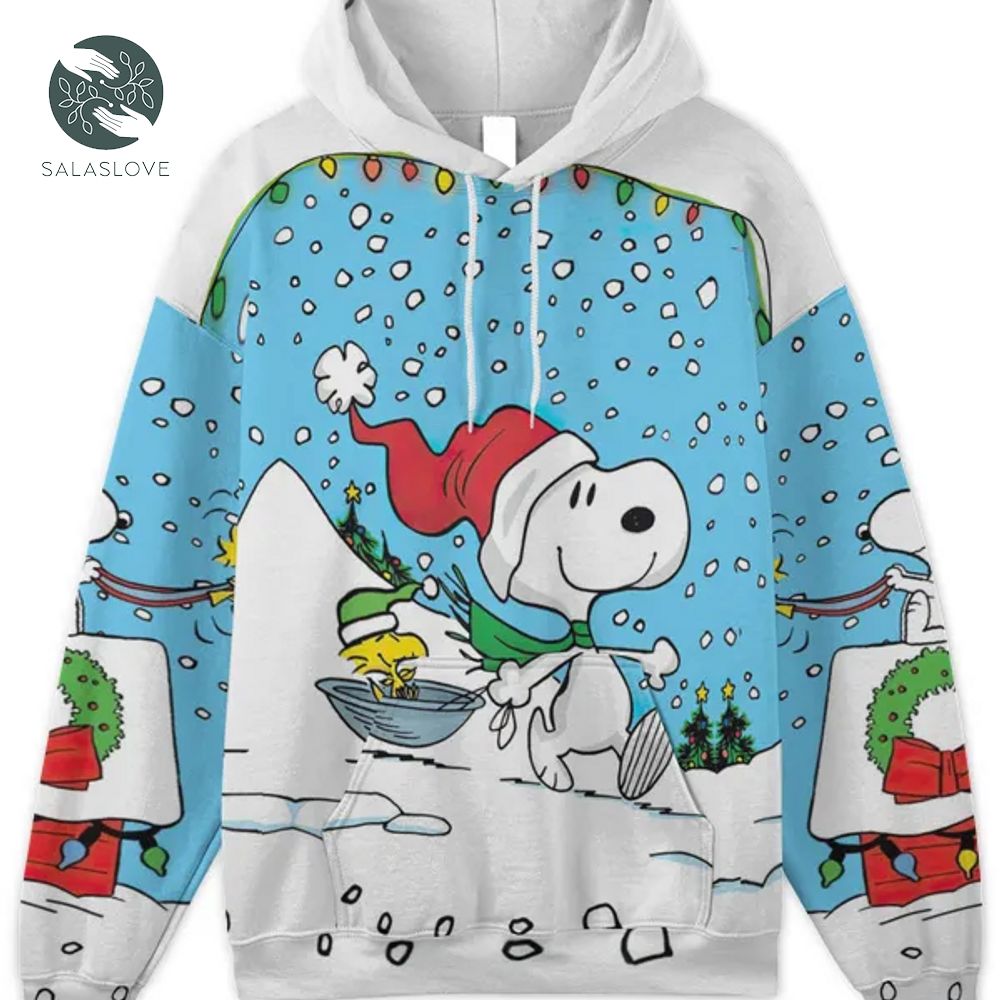 Snoopy Peanuts Christmas 3D Unisex Hoodie