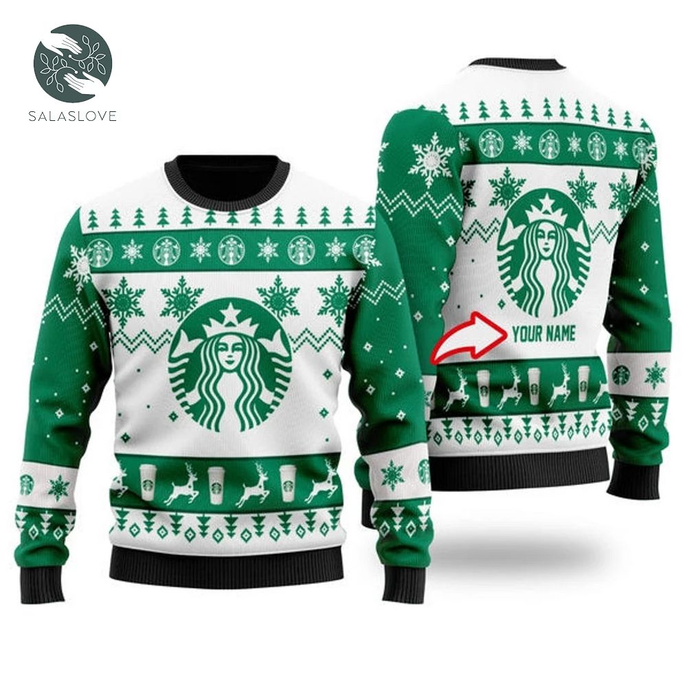 Starbuck Custom Ugly Knitted Christmas Sweater

