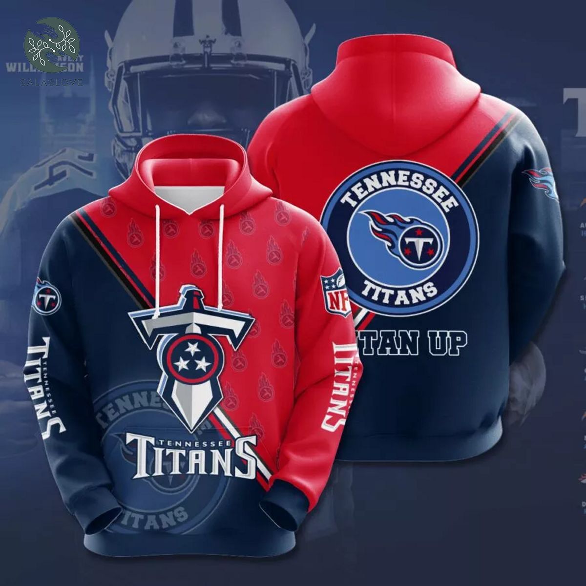 Tennessee Titans NFL 3D Hoodie