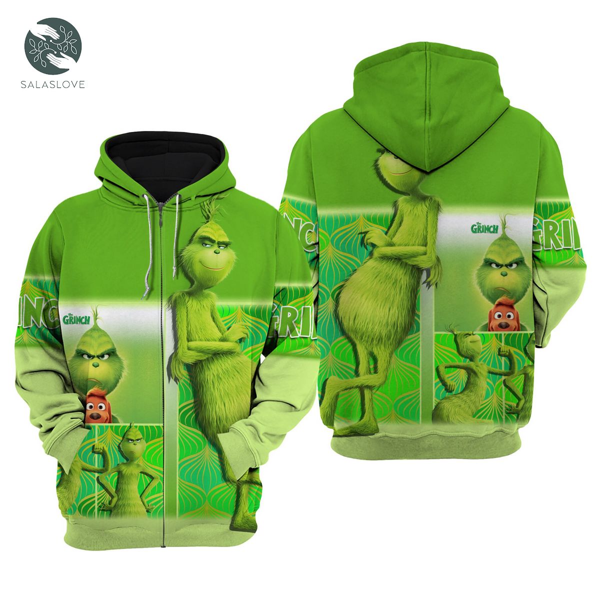 The Grinch Christmas Disney Funny 3D Hoodie