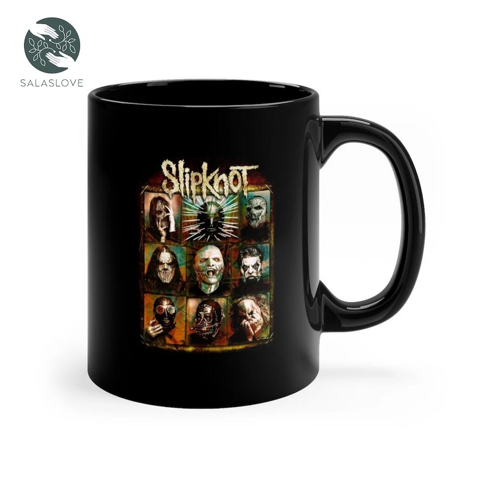 The New Slipknot Mask 11oz Black Mug

