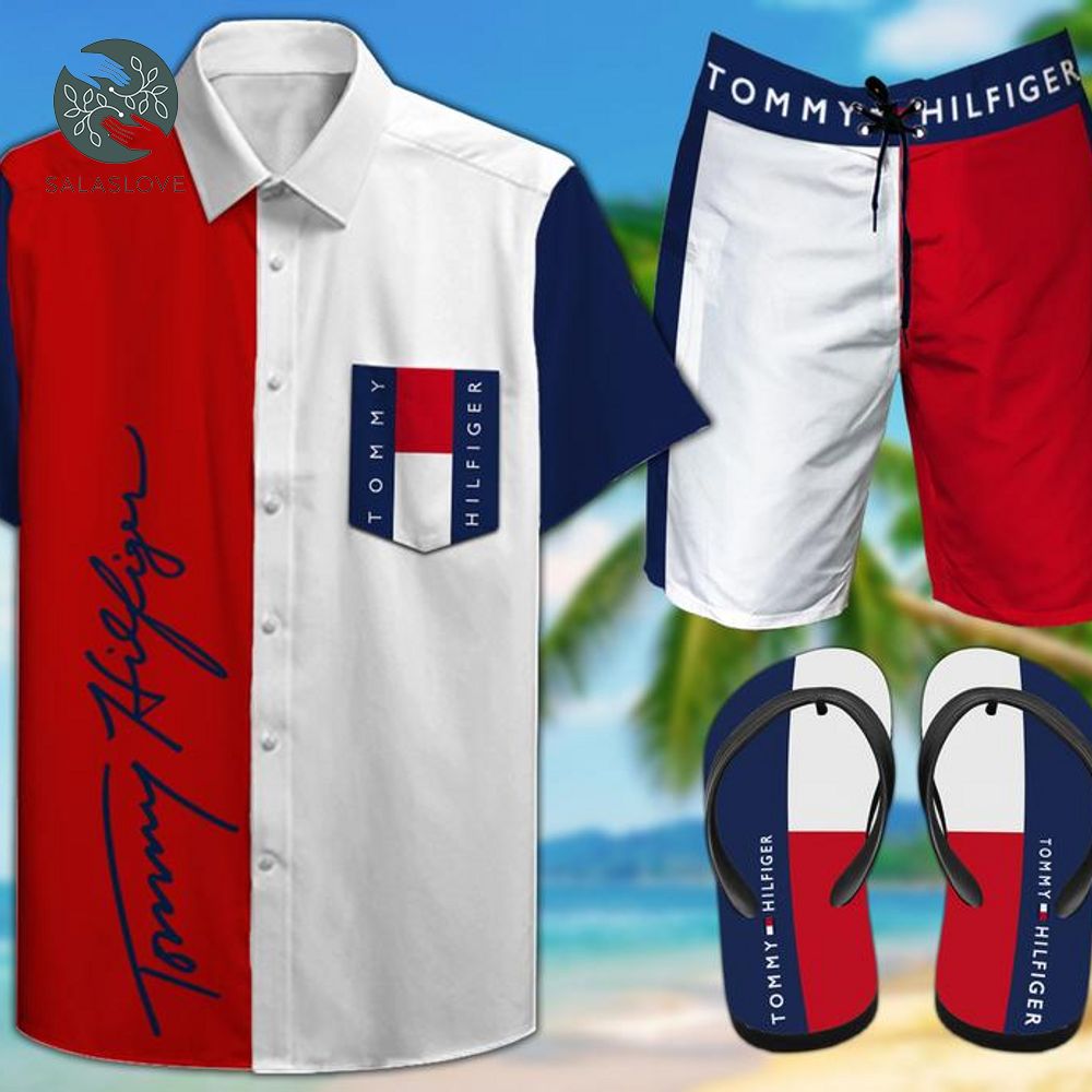 Tommy Hilfiger Combo Hawaii Shirt, Shorts, Flip Flops

