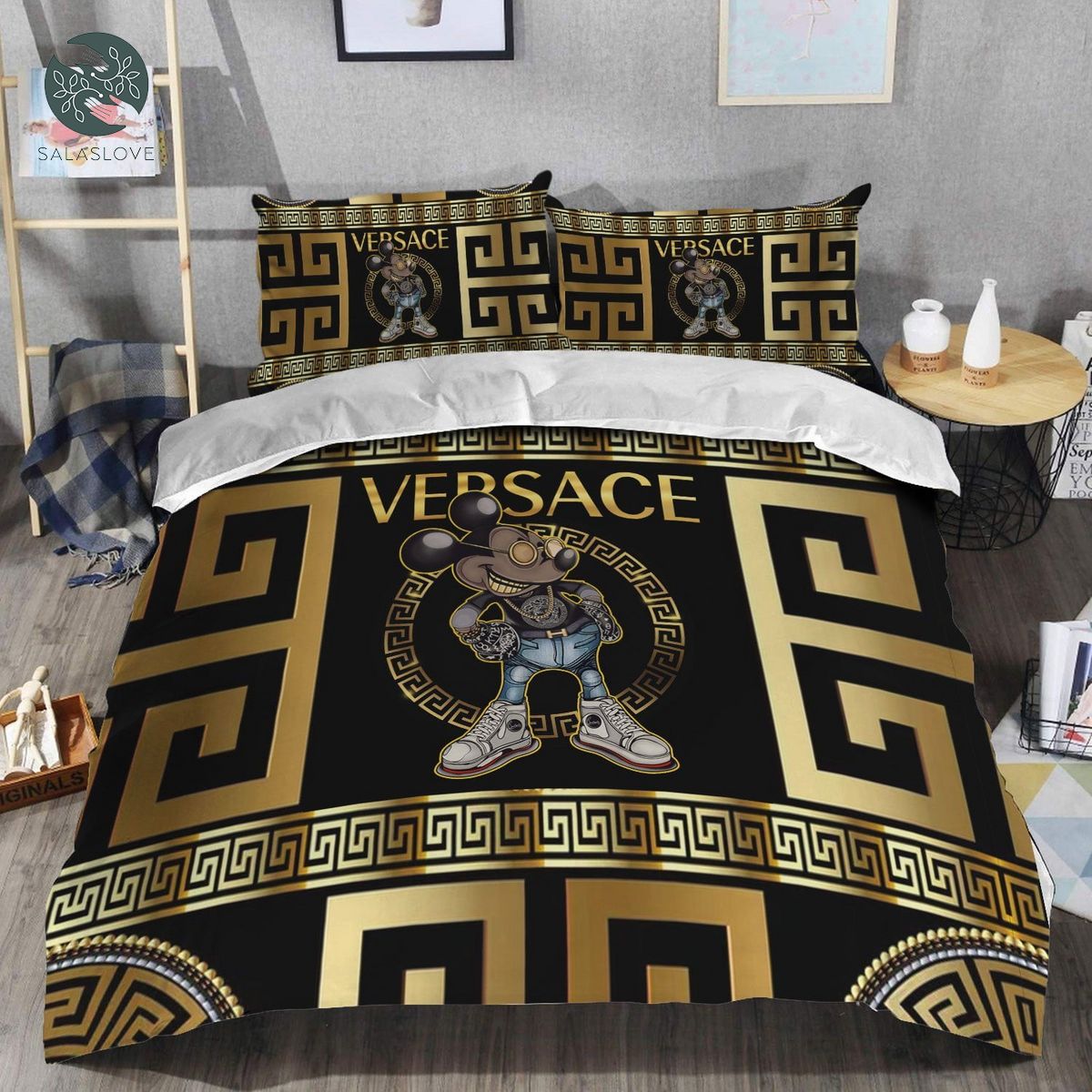 Versace Mickey Mouse Limited Edition Premium Bedding Set