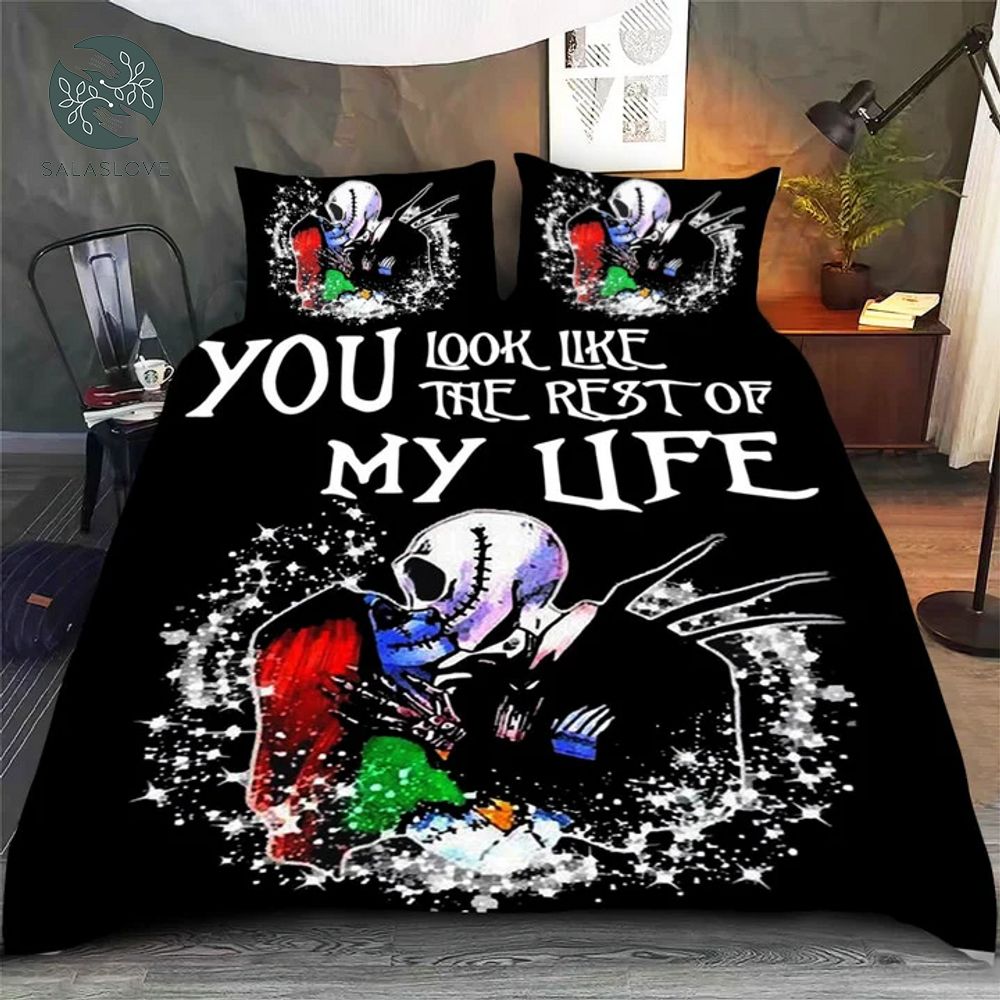 You Look Like The Rest Of My Life Jack Skellington & Sally Bedding Set