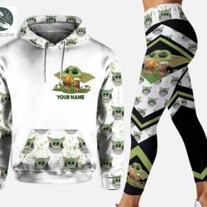Baby Yoda Personalized I Win 3D Hoodie And Legging