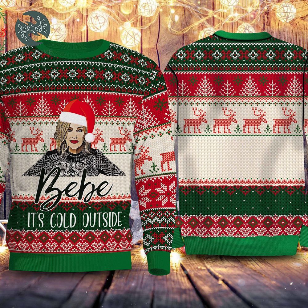  Bebe Its Cold Outside Moira Rose Merry Sweater
