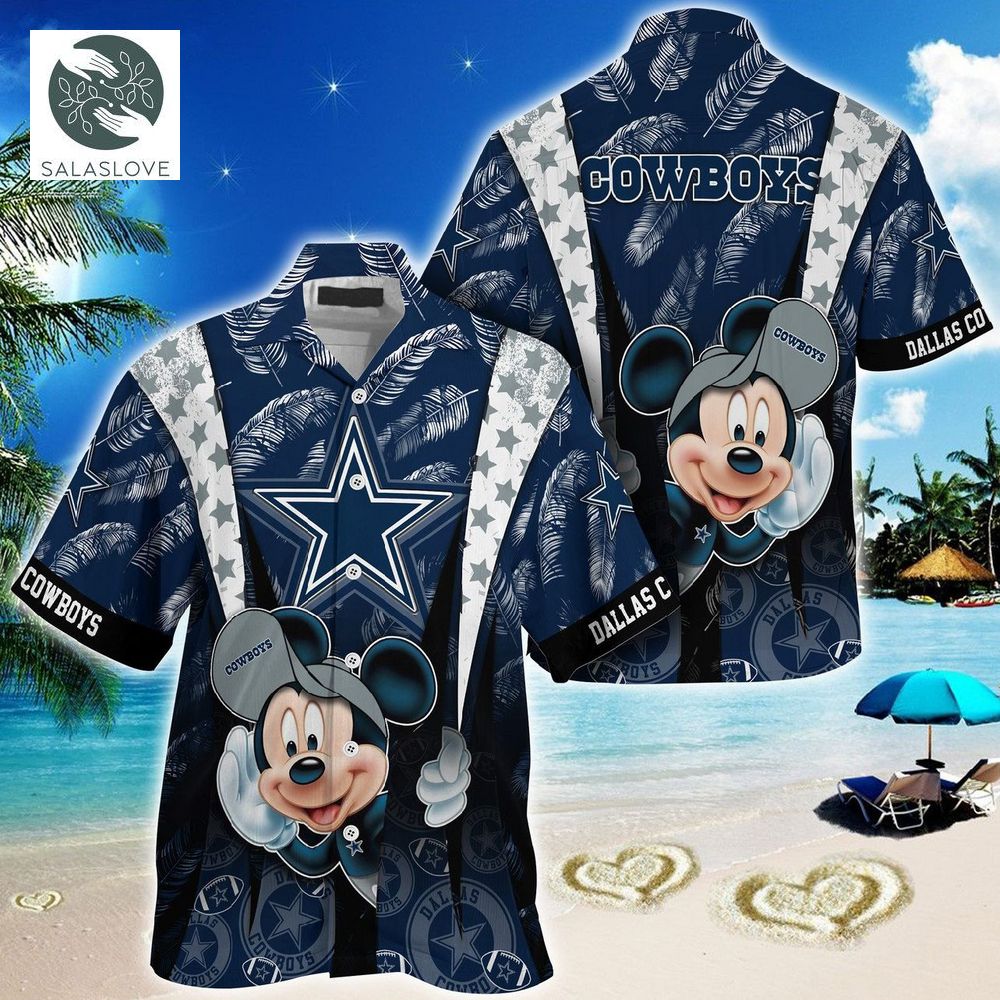   Dallas Cowboys Mickey Mouse Hawaiian Shirt
