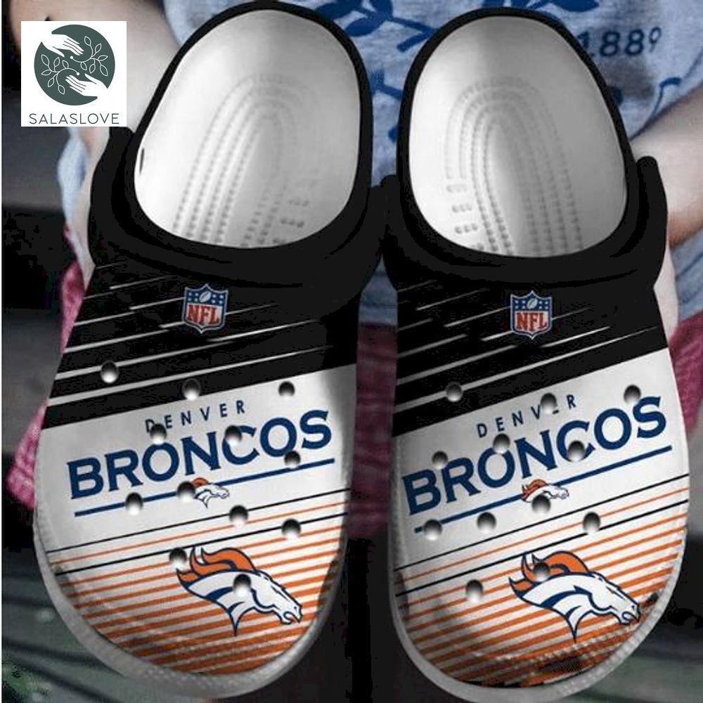 Denver Broncos NFL Personalized Crocs Clog Shoes

