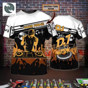 DJ Personalized Name 3D Tshirt