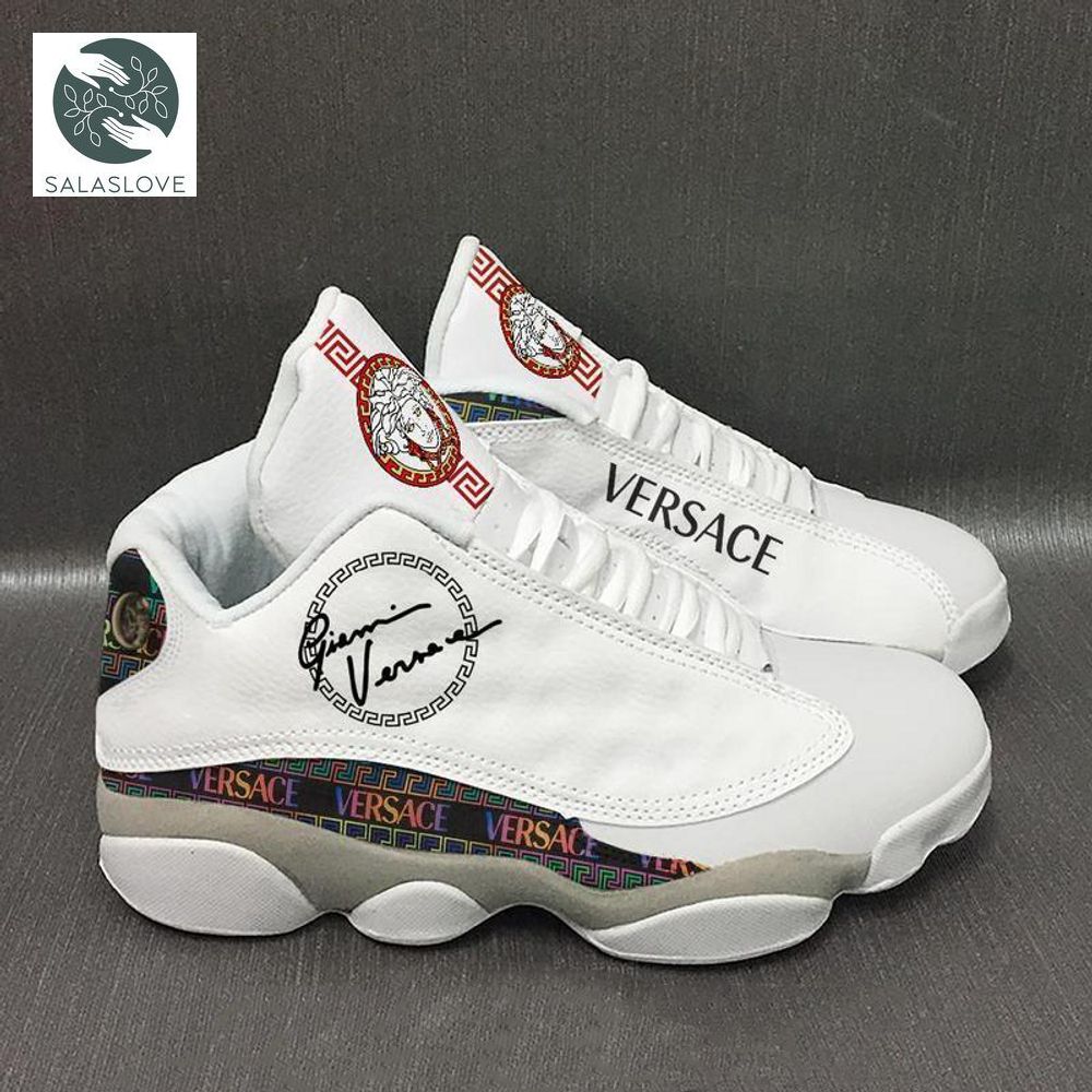 Gianni Versace White Air Jordan 13 Sneakers Sport Shoes