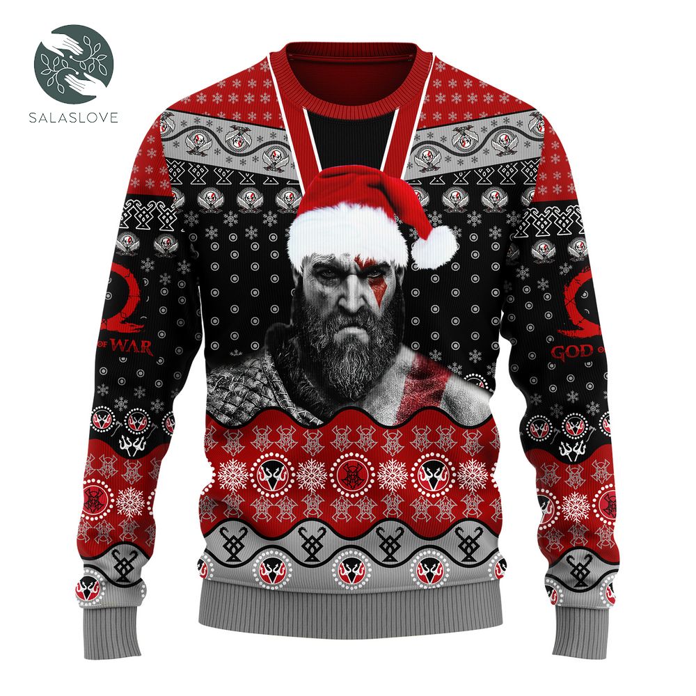  God Of War Kratos Ugly Christmas Sweater

