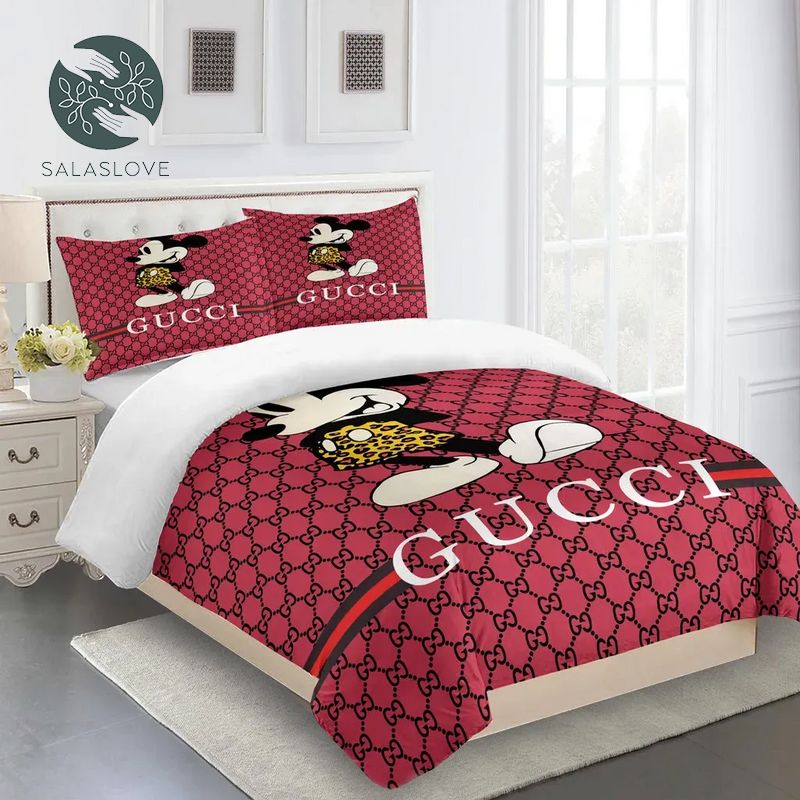 Gucci Fashion Logo Limited Luxury Brand Bedding Set

