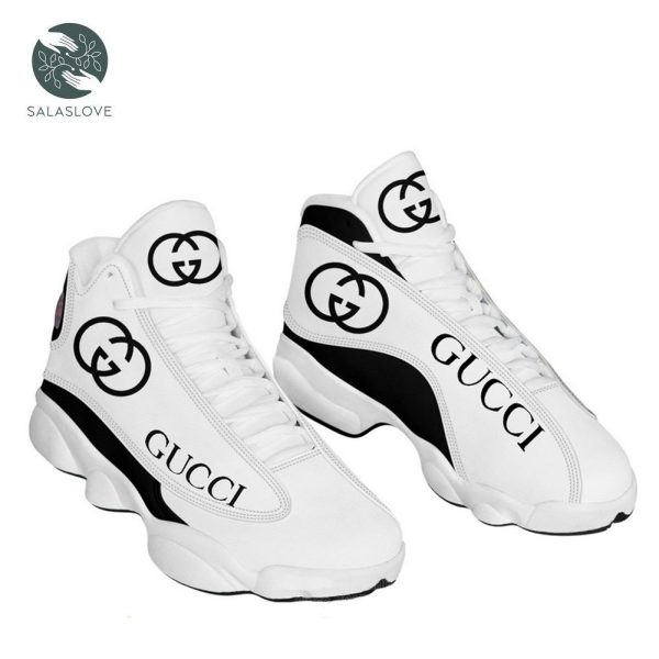 Gucci White Air Jordan 13 Sneakers Shoes