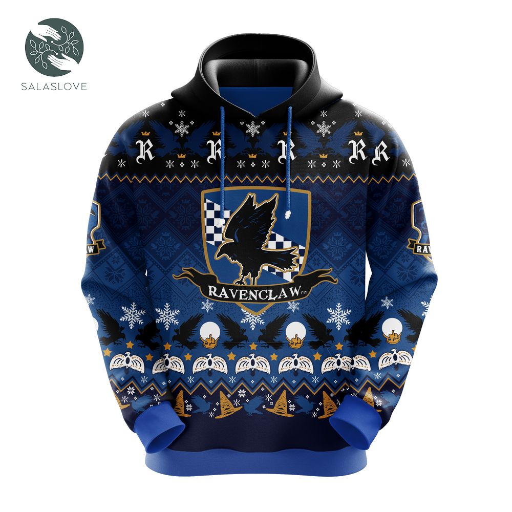 Harry Potter Ravenclaw Christmas Hoodie
