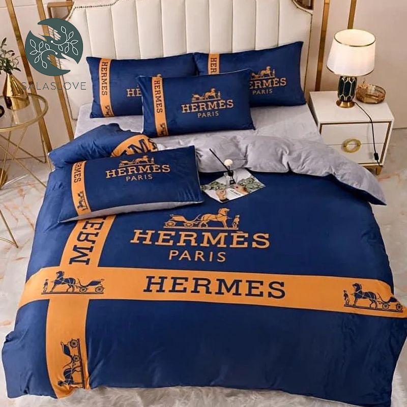 Hermes Paris Luxury Brand Bedding Set

