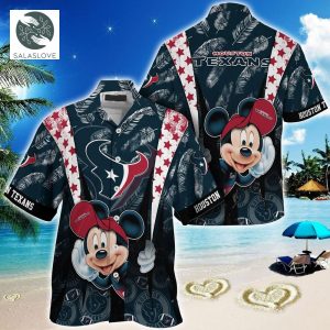 Houston Texans Mickey Mouse Hawaiian Shirt
