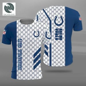 Indianapolis Colts Luxury Design NFL 3D Tshirt