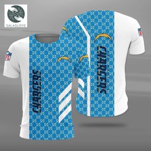 Los Angeles Chargers Luxury Design NFL 3D Tshirt
