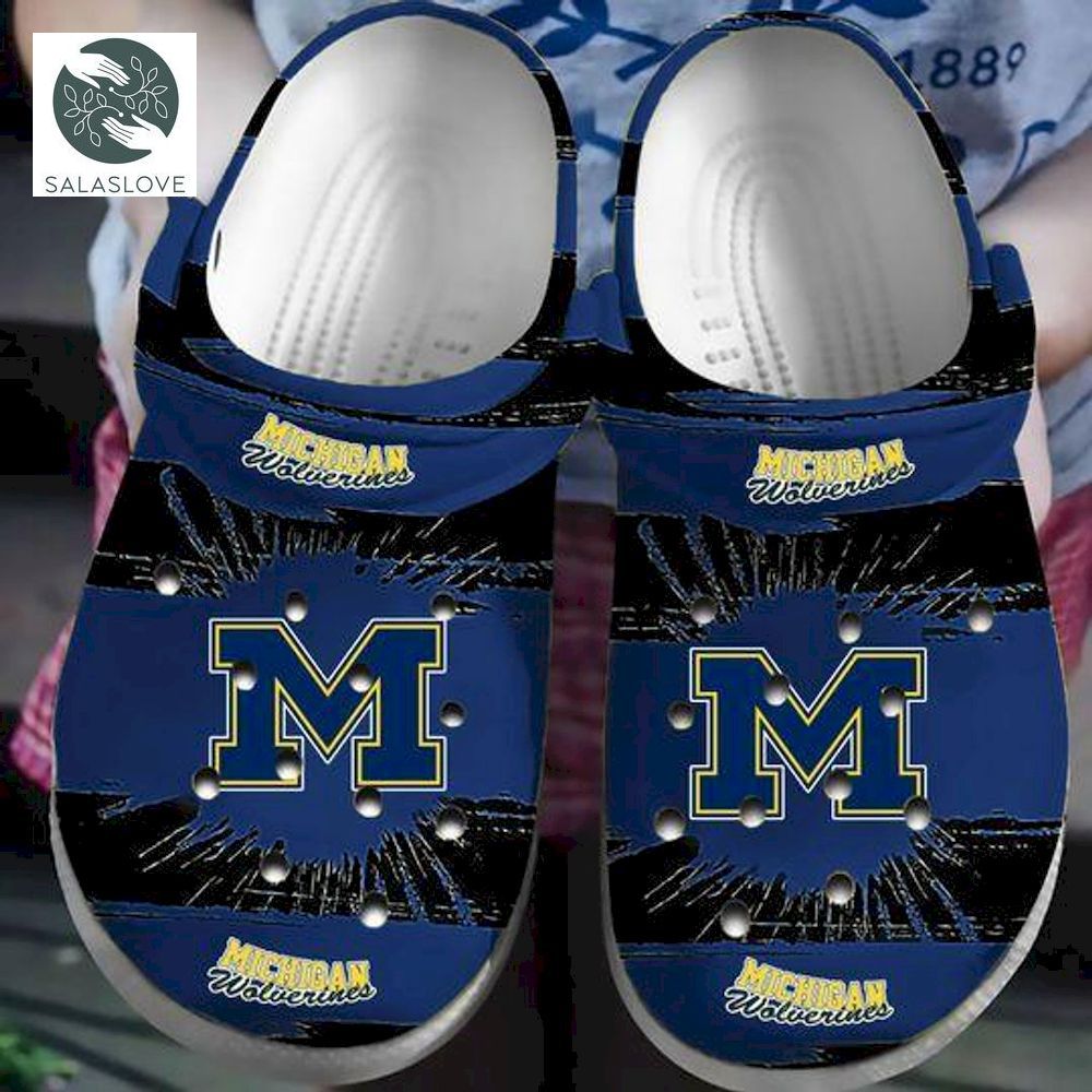 Michigan Wolverines Personalized Crocs Clog Shoes

