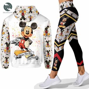 Mickey Mouse Hoodie Leggings Set For Women Kids
