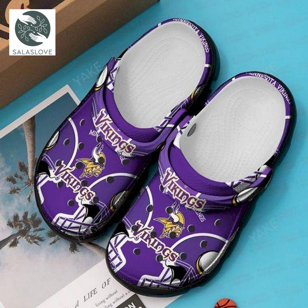 Minnesota Vikings Personalized Crocs Clog Shoes

