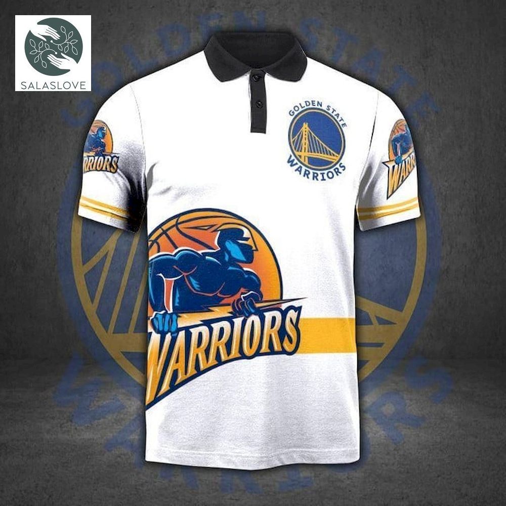 NBA Golden State Warriors 3D Polo Shirt
