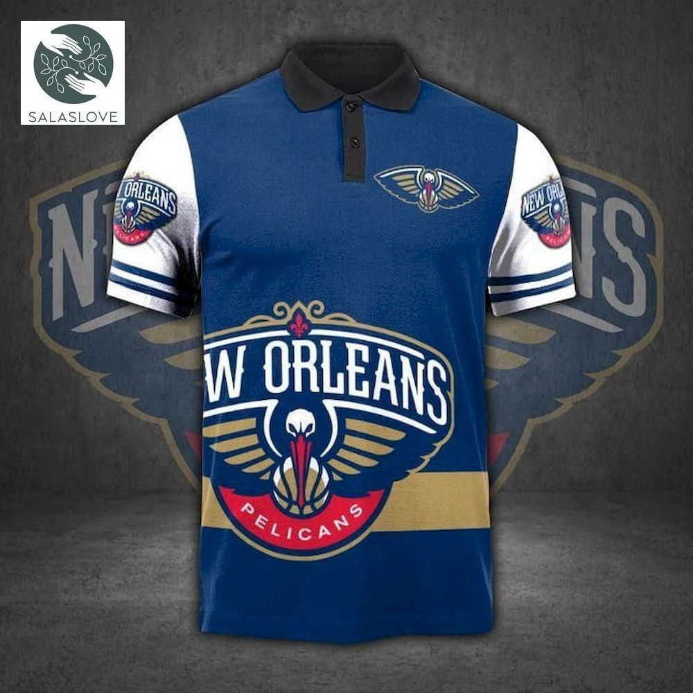 NBA New Orleans Pelicans 3D Polo Shirt