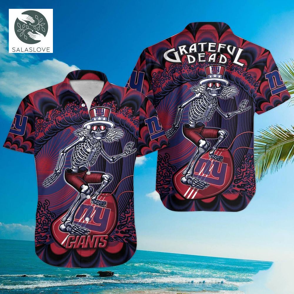 NFL New York Giants Grateful Dead Hawaiian Shirt